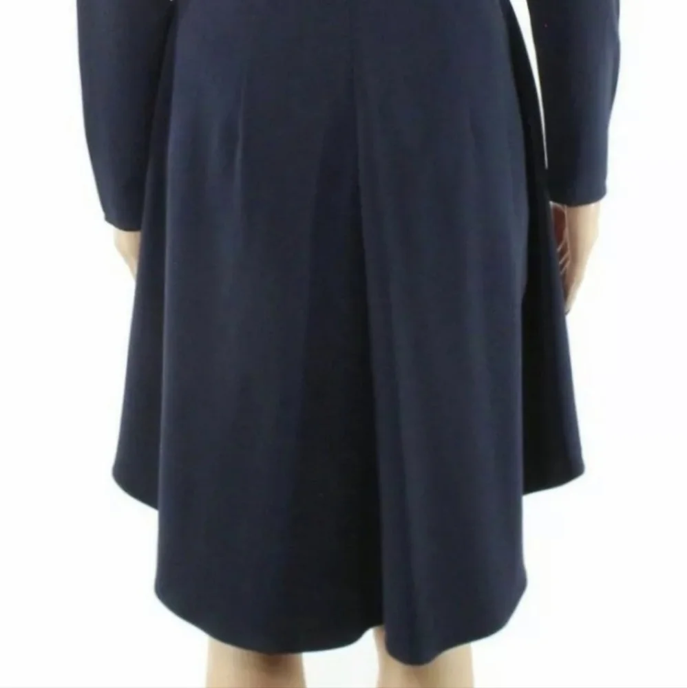 Nha Khanh Navy North Structured Cocktail Party Dress XS